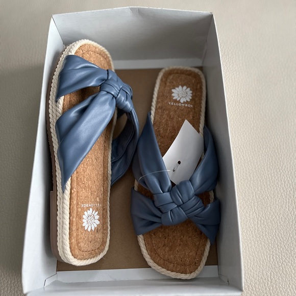 NWB - Yellowbox Women’s Butterfly Knotted Sandals - Size 8 - Picture 5 of 5